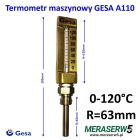 Gesa A110 0-120 R63mm